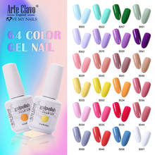 Arte Clavo 15ml UV&LED Gel Polish Soak Off Gellak 64Colors Red Pink Gel Nail Polish Coat UV Gel Varnish Nail Art Design Manicure 2024 - buy cheap