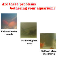Algae Purifier Aquarium Safe Algae Remover Water Purification for Fish Tank Ponds GQ 2024 - buy cheap