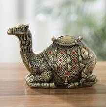 YM Copper Statue Animal Decoration, Camel Statue, Metal Crafts, Feng Shui Decoration, High-grade Piggy Bank, Holiday Gifts, Home 2024 - buy cheap