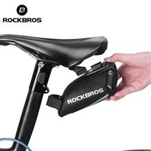 Rockbros bicicleta sela saco ciclismo cinta na cunha packs sela saco mtb rode kits de ferramentas assento traseiro sacos 2024 - compre barato