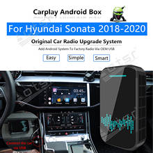 32GB For Hyundai Sonata 2018 2019 2020 Car Multimedia Player Android System Mirror Link Map Apple Carplay Wireless Dongle Ai Box 2024 - buy cheap