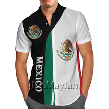 Mexico Style 3D Printed Beach Hawaiian 2021 Summer Shirt Short Sleeve Shirt Streetwear Oversized 5XL Camisa Social Chemise Homme 2024 - buy cheap