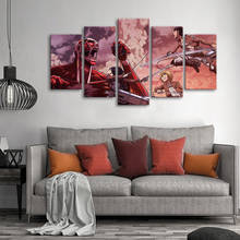 5 Pcs Attack On Titan Anime Pictures Posters Wall Art Home Decor Accessories Canvas HD Paintings Living Room Bedroom Decoration 2024 - buy cheap