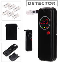 1pc LCD Digital Breath Alcohol Tester with Mouthpiece Personal Alcohol Breathalyzer Analyzer Durable Detector Meter Tool 2024 - buy cheap