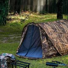 Retro Camouflage Camping Tent Portable Waterproof Folding Automatic Popup One-man Tent for Outdoors палатка туристическая campin 2024 - купить недорого