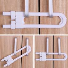 1PCS/Lot Drawer Door Cabinet Cupboard Safety Locks Baby Kids Safety Care ABS Plastic U Shaped Locks Infant Baby Protection 2024 - buy cheap