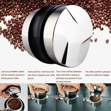 AREYOUCAN 51 мм или 58 мм алюминиевый сплав с хромированным основанием Темпер для кофе пресс o кофемашины пресс кофемолка 2024 - купить недорого