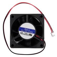 Ventilador de refrigeración para carcasa de ordenador, 60mm x 25mm DC 12V 0.25A 2Pin, Enfriador de CPU 2024 - compra barato