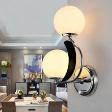 Lámpara de pared Led E27 para decoración de sala de estar, iluminación creativa sencilla y moderna para dormitorio, Fondo de cabecera 2024 - compra barato