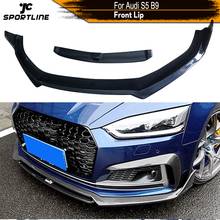 Carbon Fiber / FRP Car Front Bumper Lip Spoiler Splitters For Audi A5 Sline S5 B9 Sedan Coupe 2017 - 2019 Front Lip Bumper 2024 - buy cheap