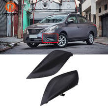 POSSBAY Black Fog Light Lamp Cover for Nissan Versa Sedan(B17) 2015 2016 2017 2018 Facelift Lower Bumper Grille Cover Trim Bezel 2024 - buy cheap