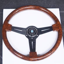 Volante Universal de 350MM y 14 pulgadas, aspecto de madera, ABS, ND, coche deportivo de carreras, tipo clásico 2024 - compra barato