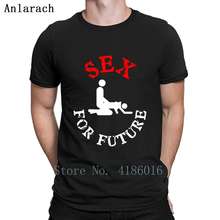 Camiseta de diseño sexual para el futuro, camisa cómica personalizada de manga corta con cuello redondo, de ocio, Formal, Crazy, de verano 2024 - compra barato