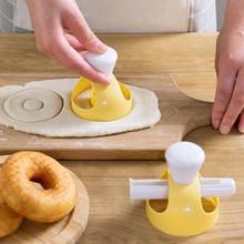 Produto comestível biscoito bolo donut molde cozinha sobremesas pão patisserie cortador diy estêncil donut maker molde padaria ferramentas de cozimento 2024 - compre barato