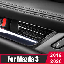 For Mazda 3 Axela 2019 2020 Stainless Steel Car Door Bowl Sticker Trim Cover interior moulding Accessories 2024 - buy cheap