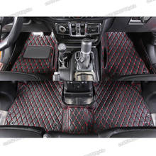 Alfombrillas de cuero para interior de coche, alfombrilla antideslizante para jeep wrangler JL 2018, 2019, 2020, 2021, 2022, accesorios rubicon sahara 2024 - compra barato