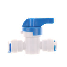 RO Water Reverse Osmosis 1/4'' Inline New Ball Valve Quick Connect Shut off  Ball Valve Switch 2024 - buy cheap