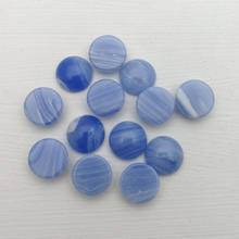 Fashion good quality 12MM round CAB CABOCHON  blue striped stone beads for jewelry Accessories wholesale 50pcs/lot free shipppin 2024 - buy cheap