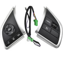 Controle remoto para mitsubishi l200 2015 espaço star2013 2015, botões de controle de volante em cor prata 2024 - compre barato