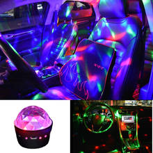 Lâmpada automotiva rgb, led, aparelho disco ball, iluminação para festa, dj, f-pace e pace, tipo x, s e f 2024 - compre barato