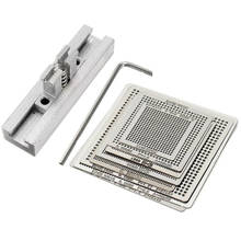 Universal Direct Heating Bga Stencils Templates + Fixture Tin Solder Ball Soldering Tools For Laptop Chip 2024 - buy cheap