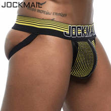 JOCKMAIL Shiny diamond stage wear crotch G-strings Men Underwear Sexy Gay Penis tanga Short Male Underwear Slip Thongs Jockstrap 2024 - buy cheap