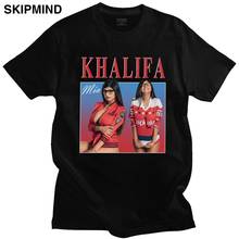 Fashion Sexy Mia Khalifa T Shirt Men Short Sleeve Cotton Callista Tshirt Graphic T-shirt Fans Tee Tops Clothing Gift Idea Merch 2024 - buy cheap