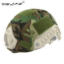 Cubierta de casco militar VULPO Wargame, Airsoft, para tipos de casco rápido BJ/PJ/MH 2024 - compra barato