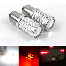 2pcs 1156 BA15S P21W 1157 P21/5W BAY15D 33Smd 7443 T20 W21/5W Led Brake Light Car Reverse Lights 12V Turn Signal Lamp White Red 2024 - buy cheap