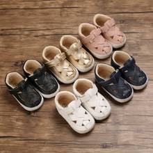 Sandalias de moda para bebés y niños, zapatos de princesa planos con suela suave, antideslizantes, para primeros pasos, verano, 2021 2024 - compra barato