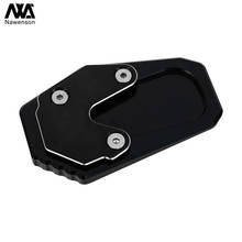 Motorcycle Parking Accessories Side Stand Extension Plate Aluminum Widening Base For BMW R1200RT 2014-2015 2024 - buy cheap