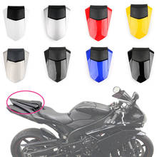 Allgt capa de proteção do banco do passageiro traseiro da motocicleta pillion para yamaha yzf1000 r1 2007 2008 2024 - compre barato