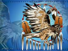 JMINE Div 5D indian dream catcher eagle Full Diamond Painting cross stitch kits art High Quality Animal 3D paint by diamonds 2024 - buy cheap