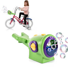 Велосипедная пузырчатая машина, автоматическая воздуходувка, установка на велосипед для детей, детская ванночка, уличная комнатная игрушка для вечеринок и игр 2024 - купить недорого