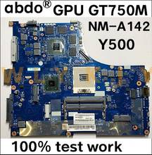 For Lenovo Y500 Y500N notebook motherboard QIQY6 NM-A142 PGA989 HM77 DDR3 GPU GT750M 2GB 100% test work 2024 - buy cheap