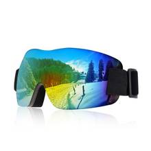 Gafas de esquí con protección UV para hombre y mujer, gafas deportivas para Snowboard, Skate, esquí, UV400, a prueba de arena, antivaho, máscara de esquí grande 2024 - compra barato