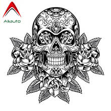 Aliauto Reflective Car Sticker Day of The Dead Window Personality Cover Scratch Waterproof Accessories PVC Decal,10cm*10cm 2024 - buy cheap