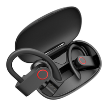 Беспроводные Bluetooth наушники спортивные наушники ушной крючок V5.0 TWS гарнитура стерео наушники с микрофоном 2024 - купить недорого