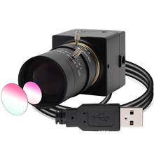Камера видеонаблюдения Sony IMX179, 8 Мп, 3264X2448, 1/1/3, сенсор 5-50 мм, ручной варифокальный объектив, корпус мини-бокса, usb, для Windows 2024 - купить недорого