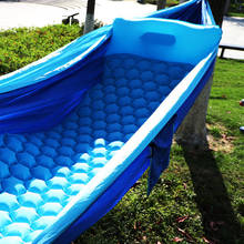 Outdoor Hexagon Air Cushion TPU Inflatable Portable Camping Thickening Tent Beach Sleeping Pad with Pillow 2024 - buy cheap