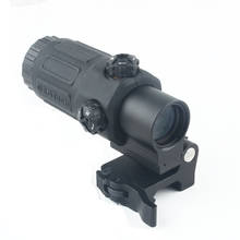 Lupa táctica 3x G33, mira telescópica de punto rojo con montaje STS, compatible con riel picatinny de 20mm para Rifle de caza 2024 - compra barato