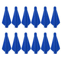 12Pcs Universal Silicone Archery Arrow Vanes 7mm DIY Arrows Fletching 2024 - buy cheap