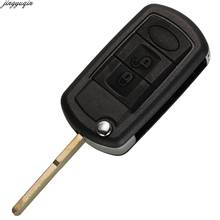 Jingyuqin 10pcs Remote Flip Car Key Case Shell For LAND ROVER Range Rover Sport LR3 Discovery HU92 HU101 3 Buttons 2024 - buy cheap