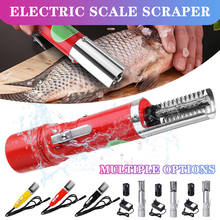 Báscula eléctrica portátil, máquina de pesca de 96W, desincrustante, limpieza, removedor de detergente para pescado, raspador, mariscos 2024 - compra barato