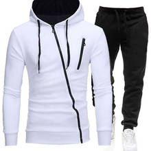 Brand Clothing Men's Casual Sweatshirts Pullover Cotton Men Tracksuit Hoodies Two Piece + Pants Sport Shirts Autumn Winter Set 2024 - buy cheap