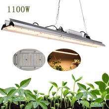 Lâmpada led 1100w para cultivo indoor, cobertura à prova d'água para estufa e vegetais 2024 - compre barato