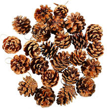 24pcs Ornaments Christmas Pine Cones Bauble Xmas Tree Party Hanging Decoration Ornament christmas decorations for home L912 2024 - buy cheap