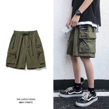 Tooling shorts men's summer trend five-point pants men's mid pants tide brand casual pants plus size loose shorts 2024 - buy cheap