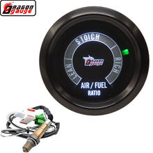 Dragon 52mm Auto Car Engine Electronic Digital LED Air Fuel Ratio Gauge Narrowband Oxygen Sensor Lean Rich Meter Free Shipping 2024 - buy cheap