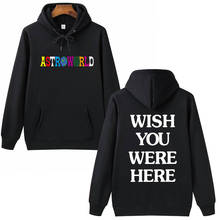 New Arrive Fashion Hoodie Sweatshirt Travis Scott Hip Hop Hoodies Astroworld WISH YOU WERE HERE Letter Print Long Sleeves Hoody 2024 - buy cheap